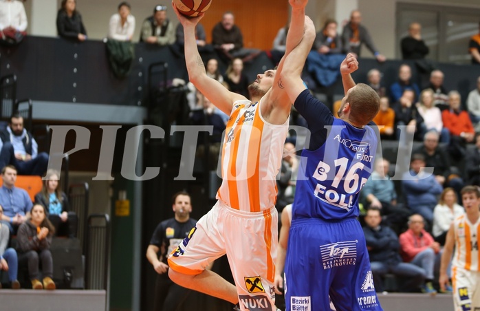 Basketball ABL 2017/18, Grunddurchgang 26.Runde BK Klosterneuburg Dukes vs. Oberwart Gunners
