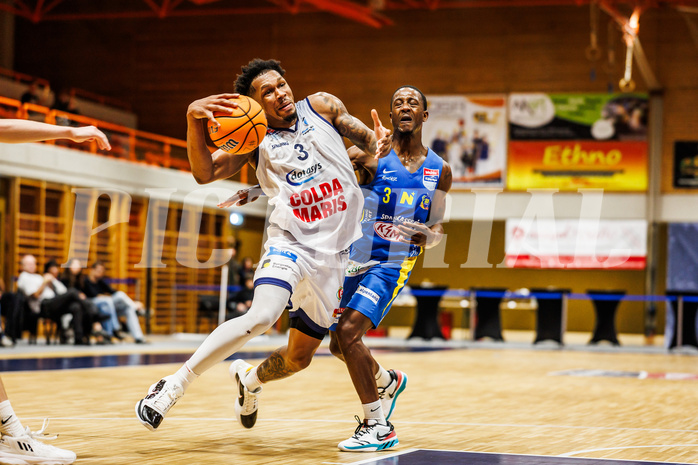 Basketball, win2day Basketball Superliga 2024/25, Grunddurchgang Runde 5, BBC Nord Dragonz, SKN St. Pölten, Rayshawn Mart (3)