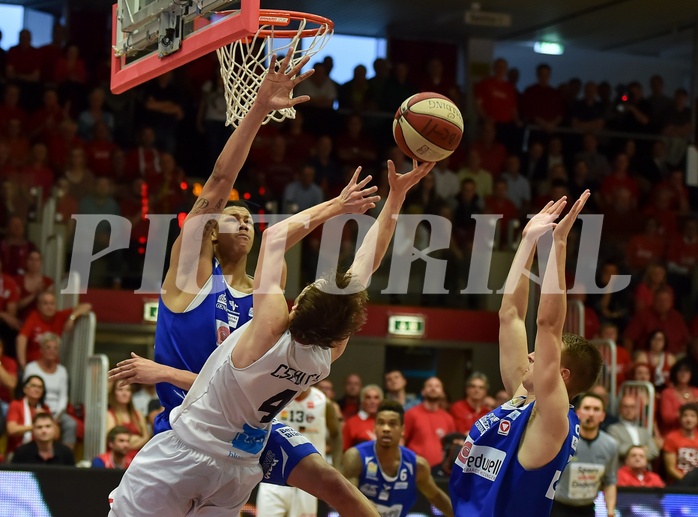 Basketball ABL 2015/16 Playoff Finale Spiel 3 WBC Wels vs Gunners Oberwart