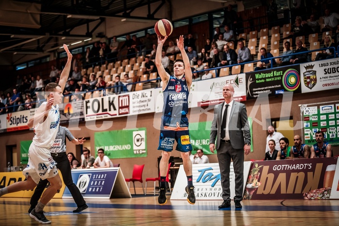 Basketball, ABL 2017/18, Grunddurchgang 33.Runde, Oberwart Gunners, Kapfenberg Bulls, Tobias Schrittwieser (14)