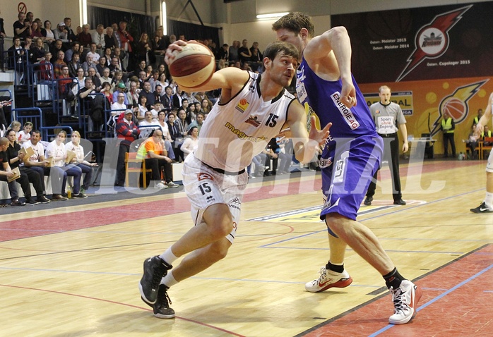 Basketball ABL 2015/16 Grunddurchgang 31.Runde  Güssing Knights vs Gmunden Swans