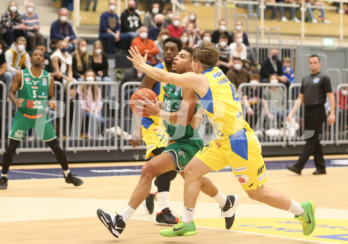 Basketball Superliga 2021/22, Grunddurchgang 9.Runde SKN St.Pölten vs. Kpafenberg Bulls