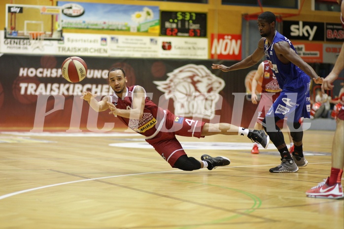 Basketball ABL 2015/16 Grunddurchgang 23.Runde Traiskirchen Lions vs. Oberwart Gunners 