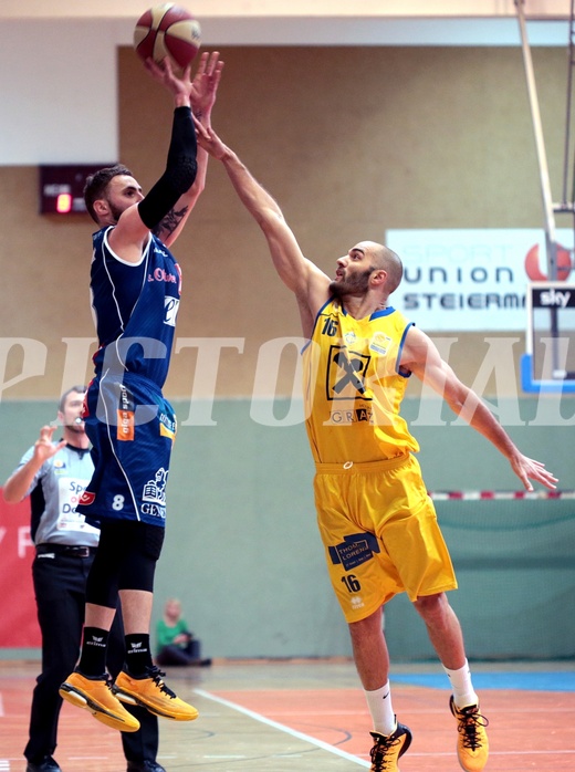 Basketball ABL 2015/16 Grunddurchgang 17.Runde UBSC Graz vs Kapfenberg Bulls