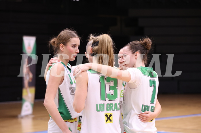 01.12.2024, Graz, Raiffeisen Sportpark, Basketball Damen Superliga 2024/25, Grunddurchgang, 8.Runde, UBI Holding Graz vs. Basket Flames