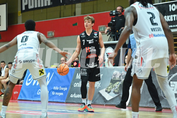 Basketball, Superliga 2024/25, Grunddurchgang 4.Runde, Flyers Wels vs. Kapfenberg,