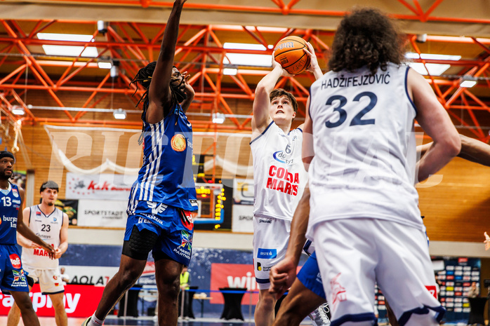 Basketball, win2day Basketball Superliga 2024/25, Playoffs Finale 2. Spiel
, BBC Nord Dragonz, Oberwart Gunners, Valentin Pasterk (6)