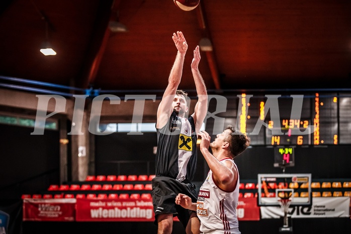 Basketball, ABL 2017/18, Playoff VF Spiel 2, BC Vienna, WBC Wels, Davor Lamesic (7)