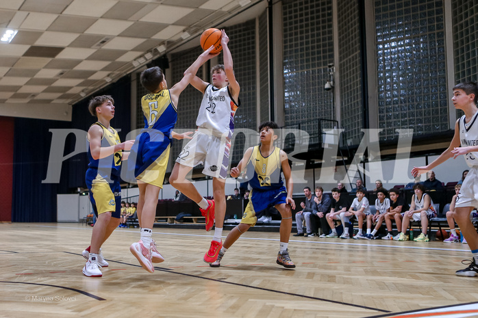 18.01.2025 Österreichischer Basketballverband 2024/25, SLMU14, Vienna United vs. Ubsc Juniors The Castle Gate
