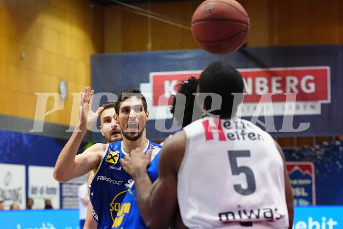 Basketball Superliga 2021/22, Grundduchgang 14.Runde , Kapfenberg vs.Gmunden


