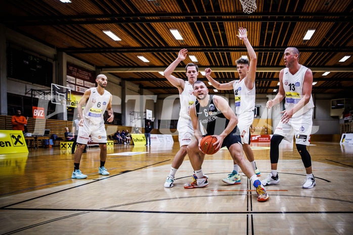 Basketball, Basketball Zweite Liga 2022/23, Grunddurchgang 1.Runde, Mattersburg Rocks, Basket Flames, Jusuf Selimovic (6)