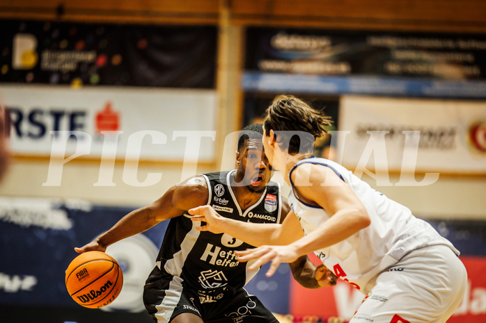 Basketball, win2day Basketball Superliga 2023/224, Grunddurchgang Runde 8, BBC Nord Dragonz, Kapfenberg Bulls, Rudi Williams (3)