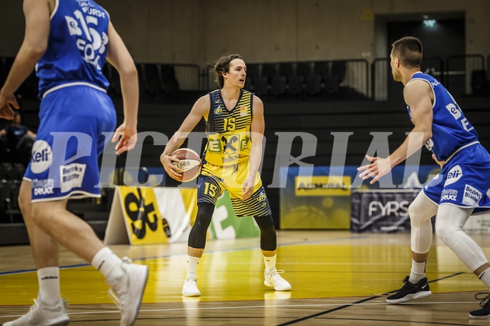 Basketball, ABL 2018/19, Grunddurchgang 36.Runde, UBSC Graz, Oberwart Gunners, Fabian Richter (15)