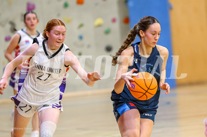 01.12.2024 Österreichischer Basketballverband 2024/25, SLWU19, Vienna United vs. Vienna Timberwolves