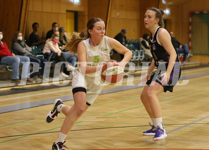 Basketball Damen Superliga 2021/22, Grunddurchgang 8.Runde Basket Flames vs. Vienna United


