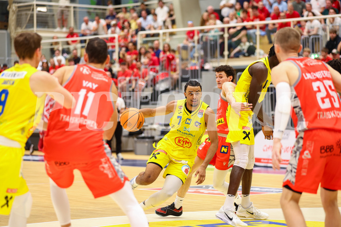 Basketball Superliga 2023/24, Playoff, Viertelfinale Spiel 4 SKN St. Pölten vs. Traiskirchen Lions


