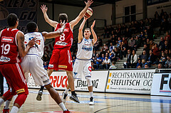 Basketball, Admiral Basketball Superliga 2019/20, Grunddurchgang 14.Runde, Oberwart Gunners, BC Vienna, Edi Patekar (9)