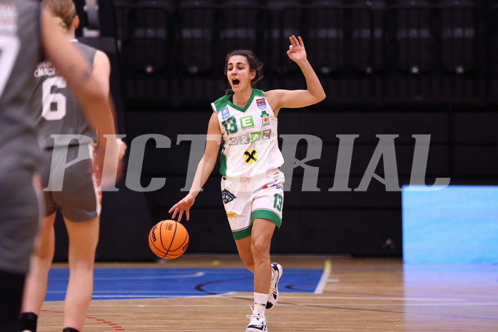 03.02.2024, Graz, Raiffeisen Sportpark, Basketball Damen Superliga 2023/24, Grunddurchgang 11.Runde, UBI Holding Graz - BK Raiffeisen Duchess Klosterneuburg ,  