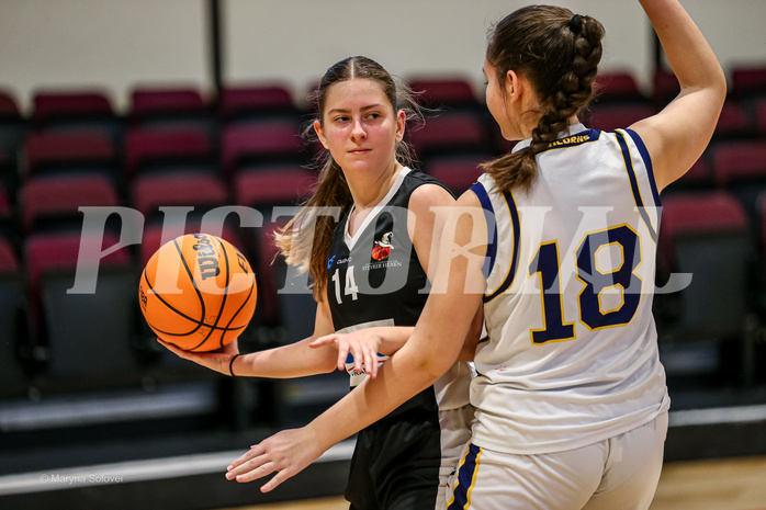 25.01.2025 Österreichischer Basketballverband 2024/25, SLWU16 WAT 3 Capricorns vs DBK Steyrer Witch Cadets