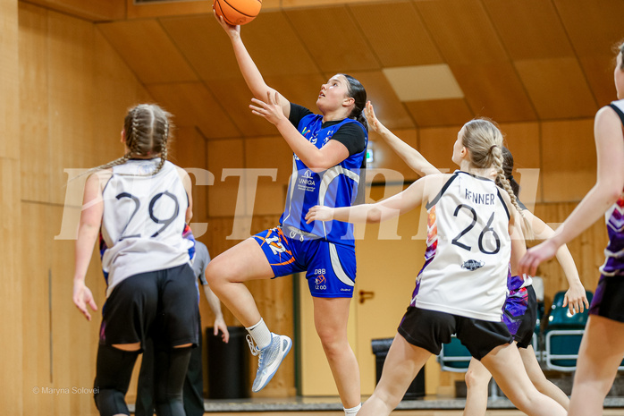 05.04.2025 Österreichischer Basketballverband 2024/25, SLWU16 Vienna United vs. DBB  Basketgirls Wels