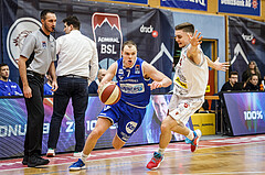 Basketball, Admiral Basketball Superliga 2019/20, Grunddurchgang 17.Runde, Traiskirchen Lions, Oberwart Gunners, Sebastian Käferle (7)