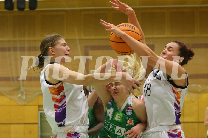 Basketball Damen Superliga 2023/24, Grunddurchgang 13.Runde Vienna United vs. UBI Graz


