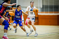 Basketball, Win2Day Basketball Damen Superliga 2023/24, Grunddurchgang 4.Runde, Vienna Timberwolves, UBSC-DBBC Graz, Lilian Schwarzenecker (12)