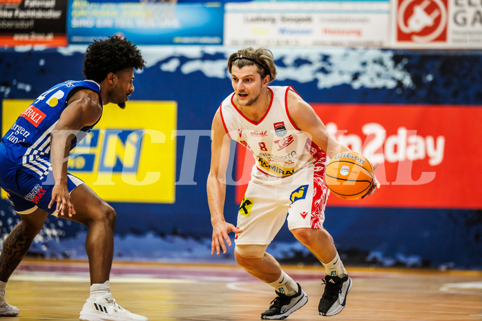 Basketball, Basketball Austria Cup 2024/25, Viertelfinale, Traiskirchen Lions, Oberwart Gunners, Moritz Lanegger-Rest (8)