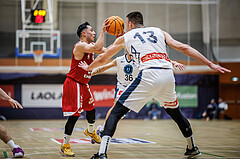 Basketball, Win2Day Superliga 2023/24, Grunddurchgang 17.Runde, Vienna Timberwolves, BC Vienna, Mustafa Hassan Zadeh (1)