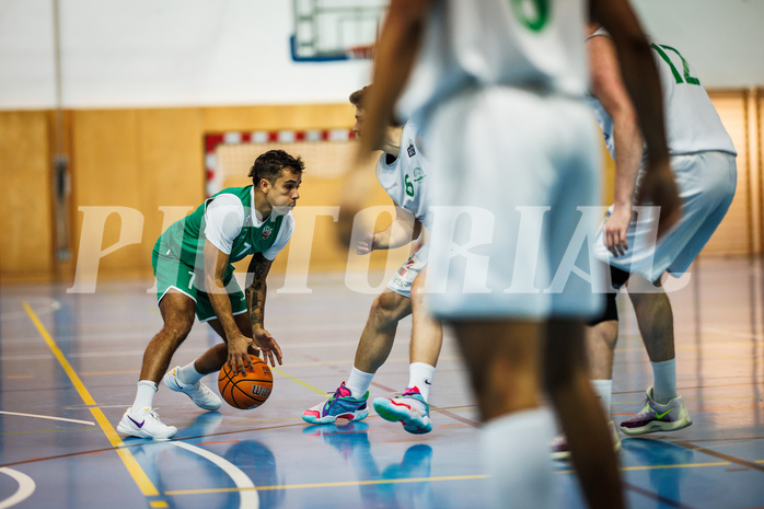 Basketball, Basketball Zweite Liga 2024/25, Grunddurchgang 16.Runde, UDW Alligators, KOS Celovec, Mauro Gerszke (7)