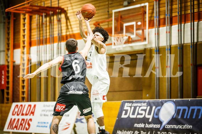 Basketball, Basketball Zweite Liga, Grunddurchgang 12.Runde, BBC Nord Dragonz, Mattersburg Rocks, Kyran Jordan Mc Clure (13)