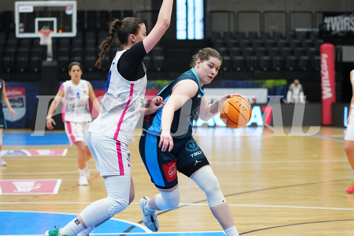 Basketball Damen Superliga 2023/24, Grunddurchgang, 14. Runde, UBSC Graz vs. Timberwolves


