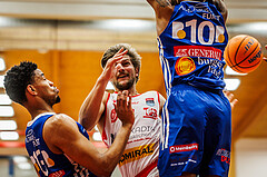 Basketball, win2day Basketball Superliga 2024/25, Grunddurchgang 6.Runde, Traiskirchen Lions, Oberwart Gunners, Moritz Lanegger-Rest (8)