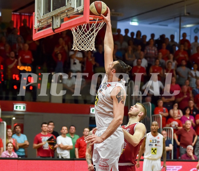 Basketball ABL 2015/16 Playoff Halbfinale Spiel 5 WBC Wels vs Traiskirchen Lions