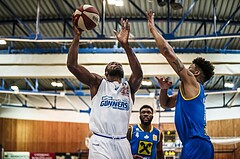 Basketball, ABL 2018/19, Grunddurchgang 9.Runde, Oberwart Gunners, UBSC Graz, Christopher Tawiah (14)