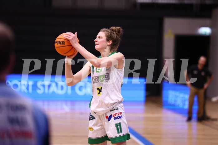 02.03.2024, Graz, Raiffeisen Sportpark, Basketball Damen Superliga 2023/24, Grunddurchgang 14.Runde, UBI Holding Graz - Basket Flames Women ,  