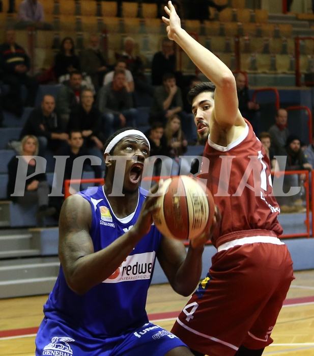 Basketball ABL 2016/17, Grunddurchgang 14.Runde Traiskirchen Lions vs. Oberwart Gunners


