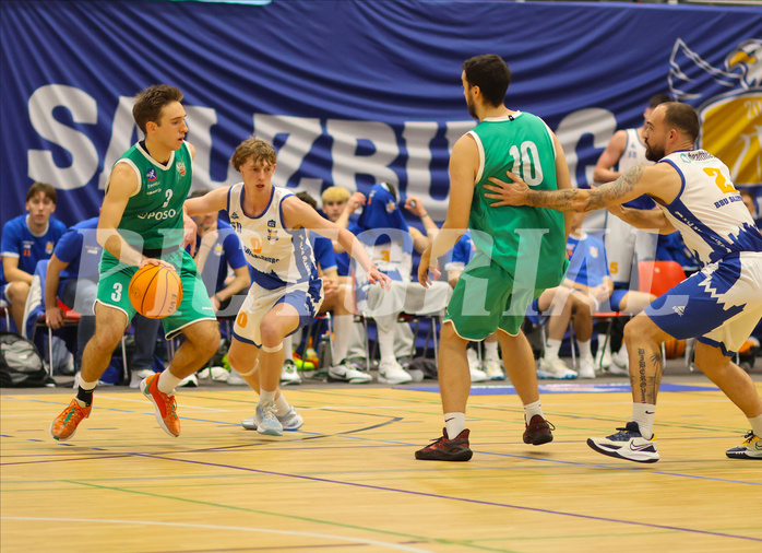 Basketball Zweite Liga 2024/25, Grunddurchgang 6.Runde BBU Salzburg vs. KOS Celovec


