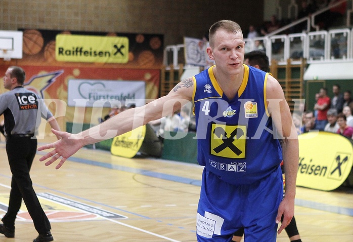 Basketball ABL 2015/16 Grunddurchgang 34.Runde  Fürstenfeld Panthers vs UBSC Graz