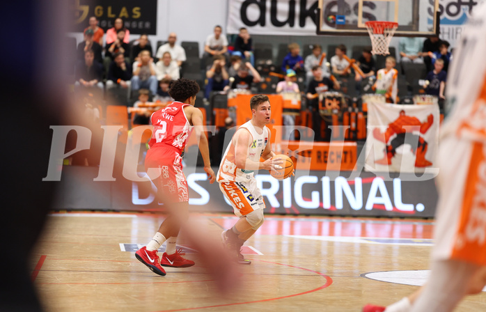 Basketball Superliga 2024/25, 6.Plazierungsrunde Klosterneuburg Dukes vs. TRaiskirchen Lions