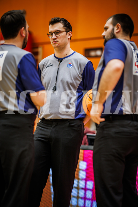 Basketball, Basketball Zweite Liga 2024/25, Grunddurchgang 17.Runde, Vienna Timberwolves, Future Team Steiermark, Schiedsrichter
