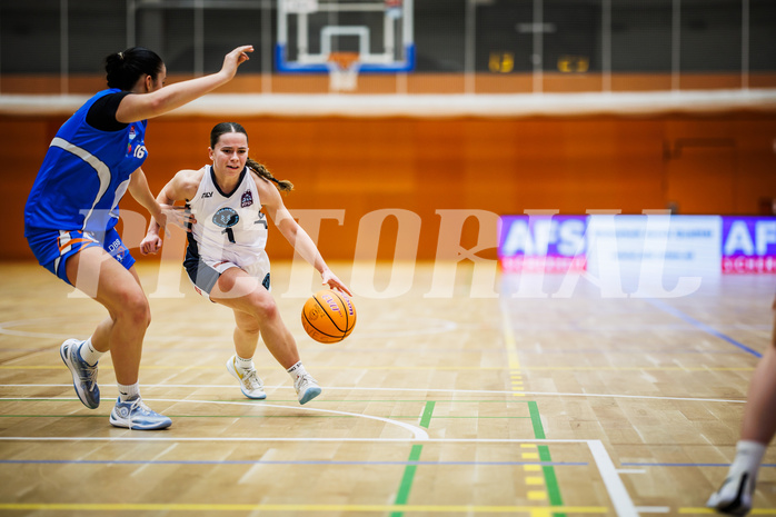 Basketball, Win2Day Basketball Damen Superliga 2024/25, Supercup 5. Runde, Vienna Timberwolves, DBB Wels, Elisa Khamis (1)