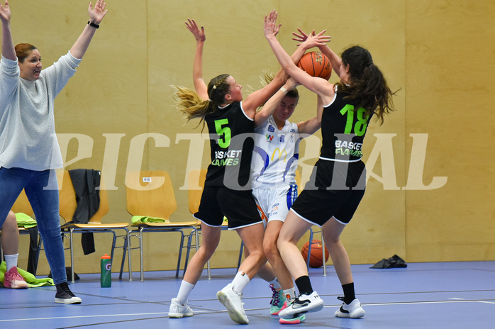 Basketball Superliga 2021/22, Grunddurchgang 6.Runde,
DBB LZ OÖ vs Basket Flames

