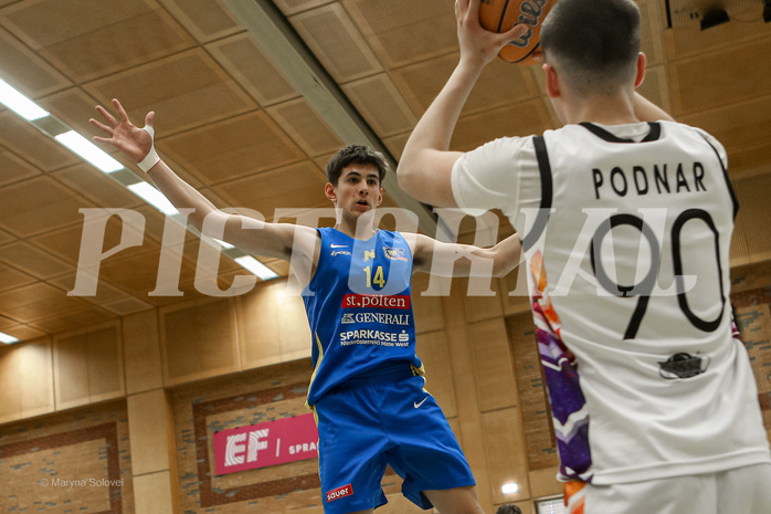 27.04.2025 Österreichischer Basketballverband 2024/25, SLMU16, VF Vienna United vs. SKN St. Pölten