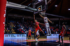 Basketball, Win2Day Superliga 2024/25, Grunddurchgang 13.Runde, BC Vienna, Traiskirchen Lions, Moritz Lanegger-Rest (8), Ivan Gavrilovic (23)