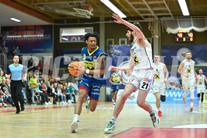 Basketball Superliga 2023/24, 4.Plazierungsrunde,Flyers Wels vs. UBSC Graz