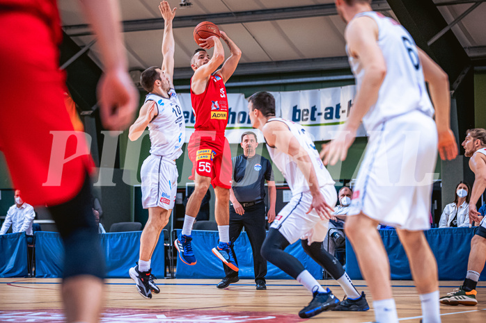 Basketball Basketball Superliga 2021/22, 3.Qualifikationsrunde Vienna D.C. Timberwolves vs. Traiskirchen Lions