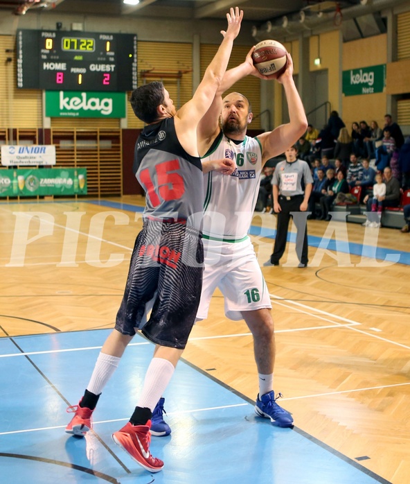 Basketball 2.Bundesliga 2016/17, Grunddurchgang 13.Runde KOS Celovec vs. Villach Raiders


