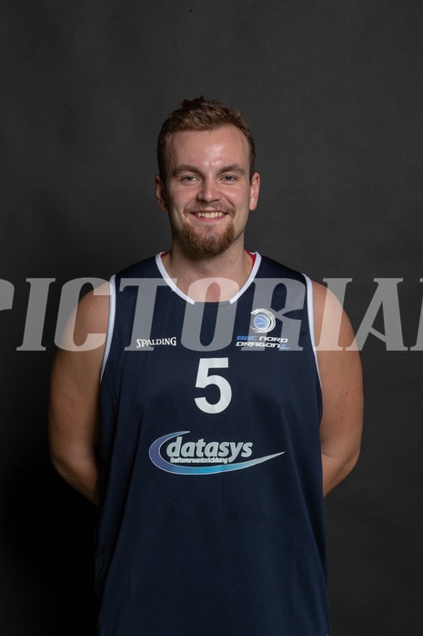 Basketball, 2.BL 2018/19, Media, BBC Nord Dragonz, Sebastian Kunc (5)