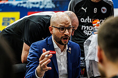 Basketball, Basketball Austria CUP 2023/24, Finale, Traiskirchen Lions, Flyers Wels, Sebastian Waser (Head Coach)